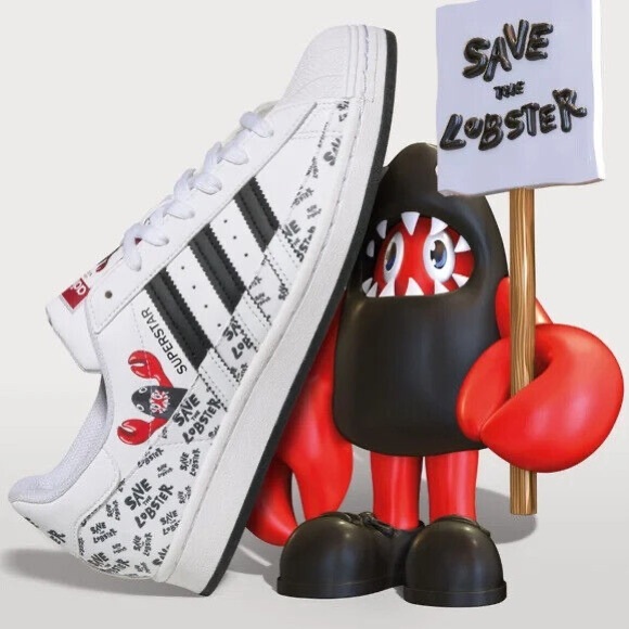 Adidas Originals Superstar x Philip Colbert Save the Lobster’ sneakers 🦞 - Picture 13 of 16